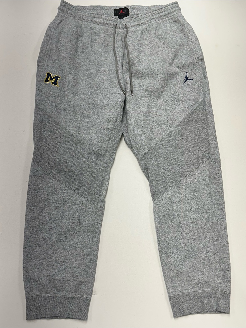 Nike Air Jordan Michigan Wolverines Joggers Sweatpants Men’s 3XL Gray Training